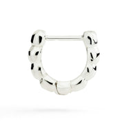 DoDo Orecchino hoop granelli argento DHC3001-GRANX-000AG - argento 925